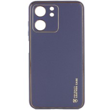 Шкіряний чохол Xshield для Xiaomi Redmi 13C / Poco C65 (Сірий / Lavender Gray)