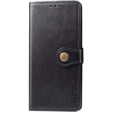 Шкіряний чохол книжка GETMAN Gallant (PU) для Xiaomi Redmi 13C / Poco C65 (Чорний)