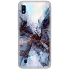 Чохол для Samsung Galaxy A10 (A105) MixCase мармур темно-бірюзовий