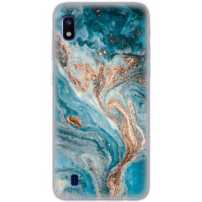 Чохол для Samsung Galaxy A10 (A105) MixCase мармур бірюзовий