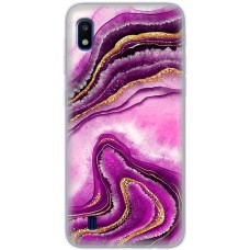 Чохол для Samsung Galaxy A10 (A105) MixCase рожевий мармур