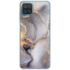 Чохол для Samsung Galaxy A12 / M12 MixCase мармур сірий