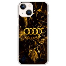 Чохол для iPhone 13 mini MixCase машини неон Audi лого