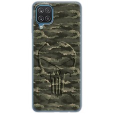 Чохол для Samsung Galaxy A12 / M12 MixCase патротичні scull green