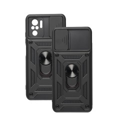 Чохол для Xiaomi Redmi Note 10 / 10s Serge Ring Armor ударостійкий чорний