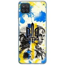 Чохол для Samsung Galaxy A12 / M12 MixCase патріотичні сильні та нескорені