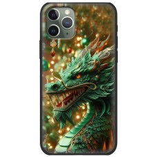 Чохол для iPhone 11 Pro Max MixCase Новий рік green Dragon