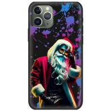 Чохол для iPhone 11 Pro Max MixCase Новий рік гламурний Святий Миколай