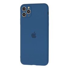 Чохол для iPhone 11 Pro Max Silicone Slim Full синій