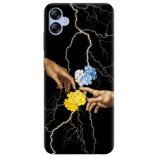 Чохол для Samsung Galaxy A04e (A042) MixCase мармур квіти