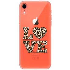 Чохол для iPhone Xr MixCase Леопард love