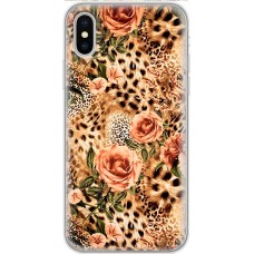 Чохол для iPhone Xs Max MixCase Леопард троянди