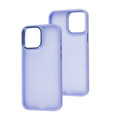 Чохол для iPhone 13 Pro Max Metal Bezel лавандовий