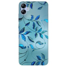 Чохол для Samsung Galaxy A04e (A042) MixCase blue leaves