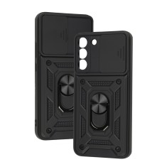 Чохол для Samsung Galaxy S22+ (S906) Serge Ring Armor ударостійкий чорний
