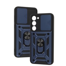 Чохол для Samsung Galaxy S23+ (S916) Serge Ring Armor ударостійкий синій