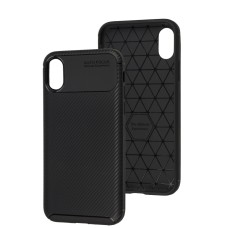 Чохол для iPhone X/Xs Ultimate Carbon чорний