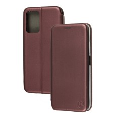 Чохол книжка Premium для Xiaomi Redmi Note 11E бордовий