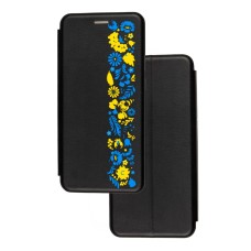 Чохол-книжка Samsung Galaxy S10e (G970) з малюнком жовто-блакитний візерунок