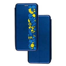 Чохол-книжка Samsung Galaxy S10e (G970) з малюнком жовто-блакитний візерунок