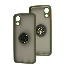 Чохол для Sams A03 Core (A032) LikGus Edging Ring зелений