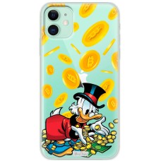 Чохол для iPhone 11 MixCase гроші качка із золотом