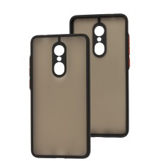 Чохол для Xiaomi Redmi 5 LikGus Totu camera protect чорний/червоний