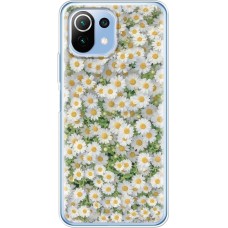 Чохол для Xiaomi Mi 11 Lite MixCase квіти ромашки фарбами