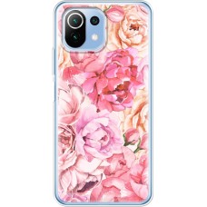 Чохол для Xiaomi Mi 11 Lite MixCase квіти піони