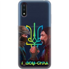Чохол для Samsung Galaxy A01 (A015) MixCase волонтер разом сила