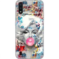 Чохол для Samsung Galaxy A01 (A015) MixCase графіті Мерилін Монро