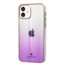 Чохол для iPhone 12 / 12 Pro Aurora classic glass бузковий