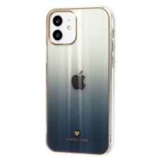 Чохол для iPhone 12 / 12 Pro Aurora classic glass чорний
