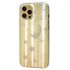 Чохол для iPhone 12 Pro Max Aurora space glass місяць