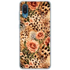 Чохол для Samsung Galaxy A02 (A022) MixCase Леопард троянди