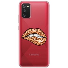 Чохол для Samsung Galaxy A02s (A025) MixCase Леопард губи