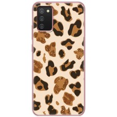Чохол для Samsung Galaxy A02s (A025) MixCase Леопард класика