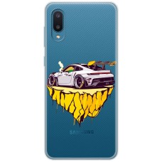 Чохол для Samsung Galaxy A02 (A022) MixCase машини white car