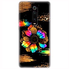 Чохол для Xiaomi Mi 9T/9T Pro/Redmi K20/K20 Pro MixCase Леопард райдужна квітка