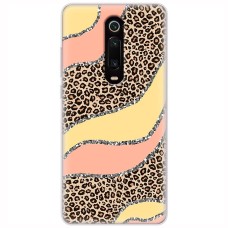Чохол для Xiaomi Mi 9T/9T Pro/Redmi K20/K20 Pro MixCase Леопард жовто-рожевий