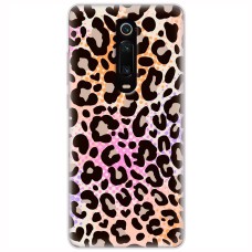 Чохол для Xiaomi Mi 9T/9T Pro/Redmi K20/K20 Pro MixCase Леопард рожево-оранжевий