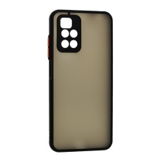 Чохол для Xiaomi Redmi 10 LikGus Totu camera protect чорний/червоний