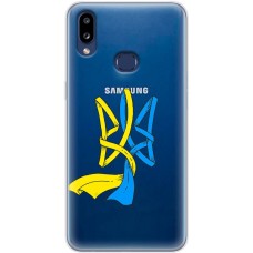 Чохол для Samsung Galaxy A10s (A107) MixCase патріотичні синє-жовтий Тризуб