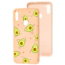 Чохол для Samsung Galaxy A11 / M11 Wave Fancy avocado / pink sand