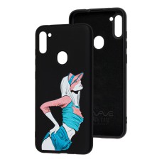 Чохол для Samsung Galaxy A11/M11 Wave Fancy temptation/black