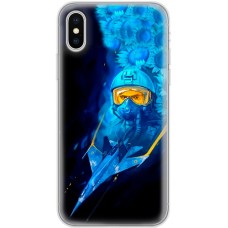 Чохол для iPhone X / Xs MixCase патріотичні ас і соняшники