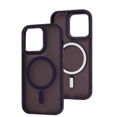 Чохол для iPhone 14 Pro Space color MagSafe фіолетовий