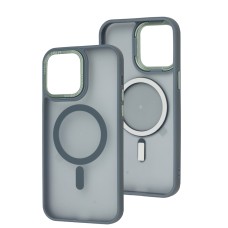 Чохол для iPhone 14 Pro Max Space color MagSafe сірий