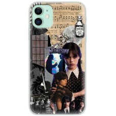 Чохол для iPhone 12 Mixcase Венздей колаж віолончель