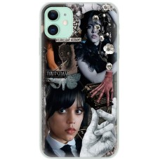Чохол для iPhone 12 Mixcase Венздей колаж друкарська машинка